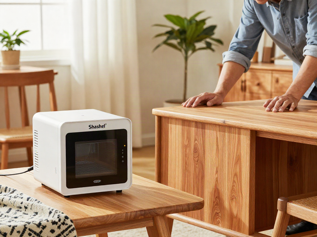 Traitement des insectes à bois avec Shashel® dans un intérieur cozy.