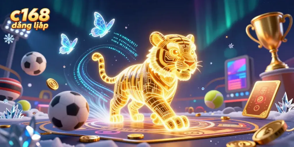 Experience top-tier gameplay with c168 đăng nhập in a vibrant digital casino landscape filled with energy and excitement.