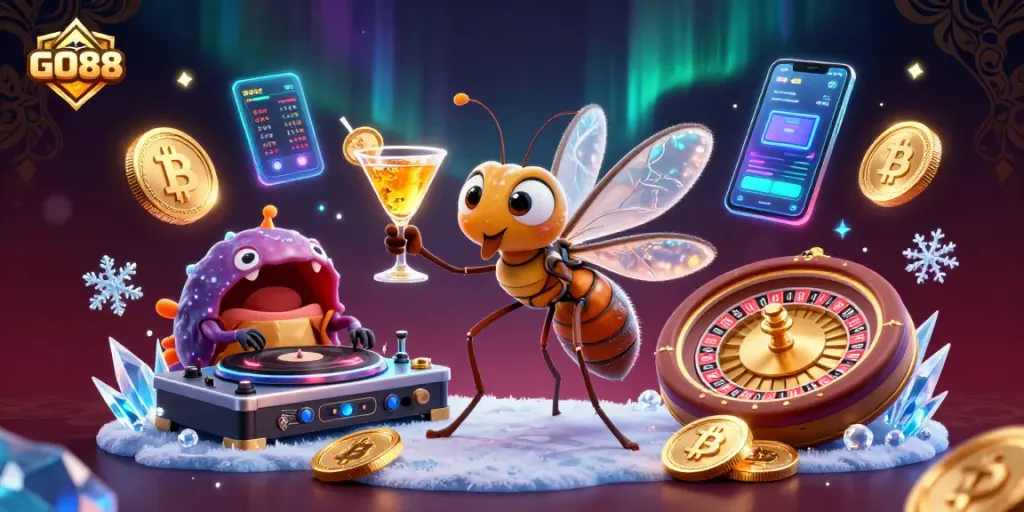 Engage with GO88's vibrant jackpot experiences featuring unique characters, electrifying gameplay elements, and stunning visuals.